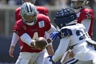 Cowboys at training camp